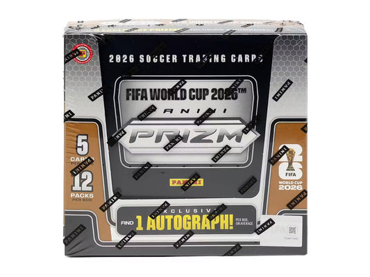 2026 Panini Prizm FIFA World Cup Soccer Hobby International 12-Box Sealed Case Break