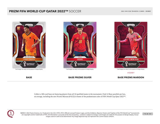 2022 Panini Prizm FIFA World Cup Soccer Hobby Box Sealed Case Break