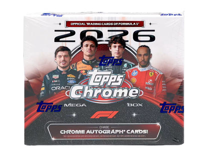 2026 Topps Chrome F1 Formula 1 Mega Box