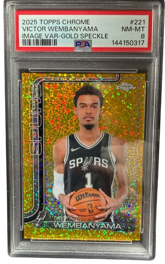 2025 Topps Chrome - Victor Wembanyama - PSA 8