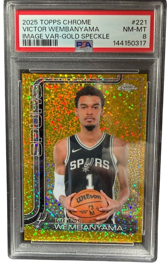 2025 Topps Chrome - Victor Wembanyama - PSA 8