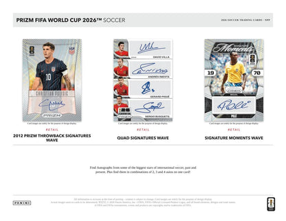 2026 Panini Prizm FIFA World Cup Soccer Hobby Box