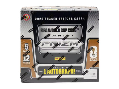 2026 Panini Prizm FIFA World Cup Soccer Hobby International 12-Box Sealed Case Break