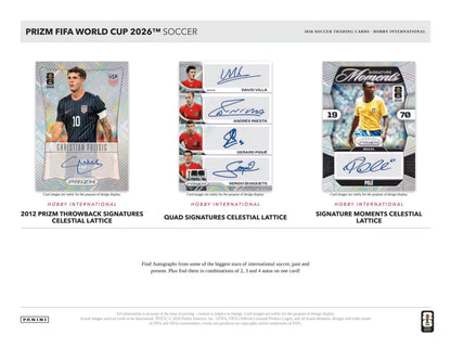 2026 Panini Prizm FIFA World Cup Soccer Hobby International 12-Box Sealed Case Break